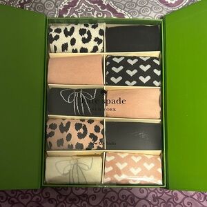 NIB Kate spade 10 days of socks boxed set